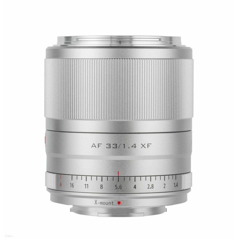 Viltrox AF 33mm F1.4 STM Fuji X silver - 5 lat gwarancji