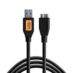 Tether Tools Pro USB 3.0 Micro-B 4,6m bl