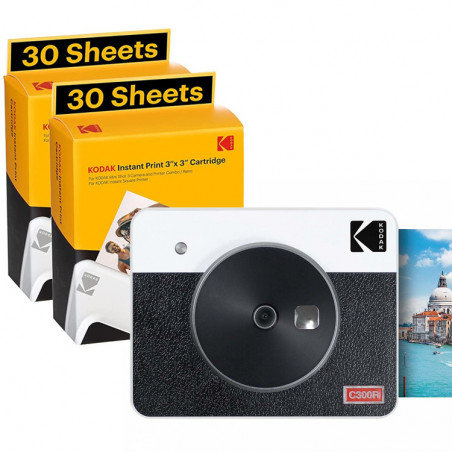 Kodak Mini Shot 3 biały Retro + wkłady