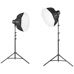 WESTCOTT Lampa LED U60-B Bi-Color 60W 2x