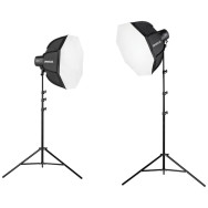 WESTCOTT Lampa LED U60-B Bi-Color 60W 2x