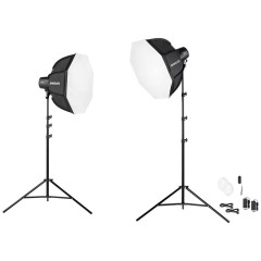 WESTCOTT Lampa LED U60-B Bi-Color 60W 2x