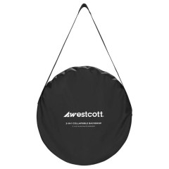 WESTCOTT Składane tło 2-in-1 Black &