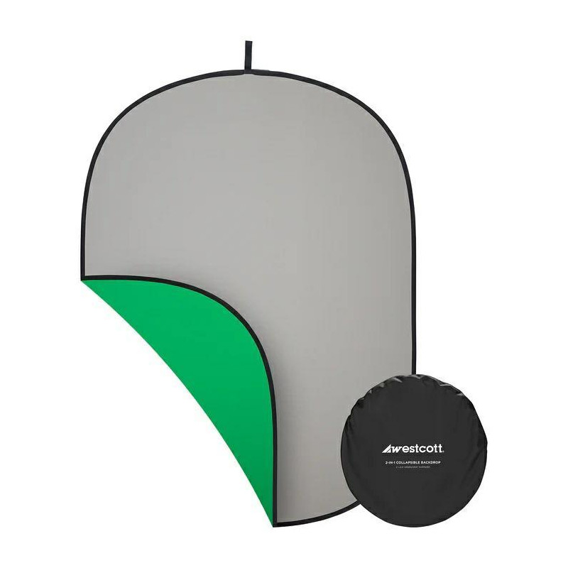 WESTCOTT Składane tło 2-in-1 Gray &