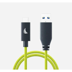 Angelbird USB-A-to-C 3.2 Solid Flex Cable Lime 32cm