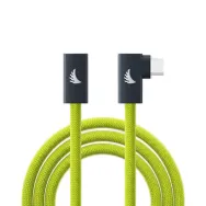Angelbird USB-C 3.2 Solid Flex Tether Cable Right Angle Lime 4.5m