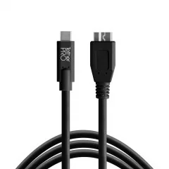 Tether Tools Pro USB-C Micro-B 4,6m Bl